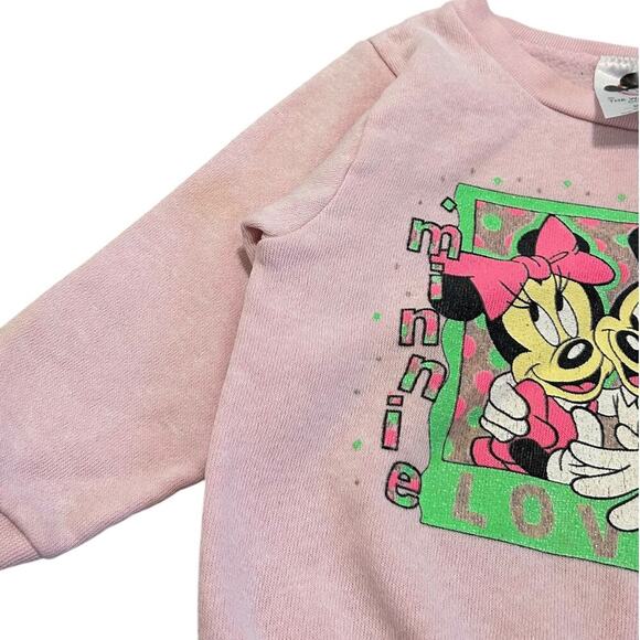 Minnie & Mickey Vintage Polaroid Loves Crewneck Sweater - Picture 3 of 4